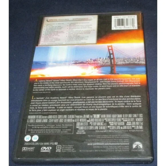 The Core (DVD, 2003, Widescreen) - Picture 3 of 3